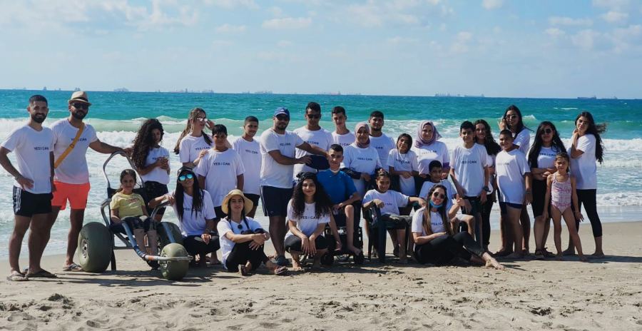 فعاليات التزلج لاشحاص مع اعاقة من طمرة وسخنين